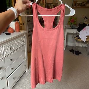 Lululemon orange tank top